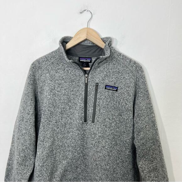 Patagonia Better Sweater 1/4-Zip Fleece Stonewash Gray Size Large - Picture 6 of 13